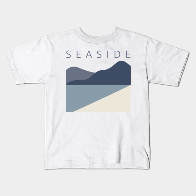 Seaside, beach, summer , sun Kids T-Shirt by T-SHIRT-2020